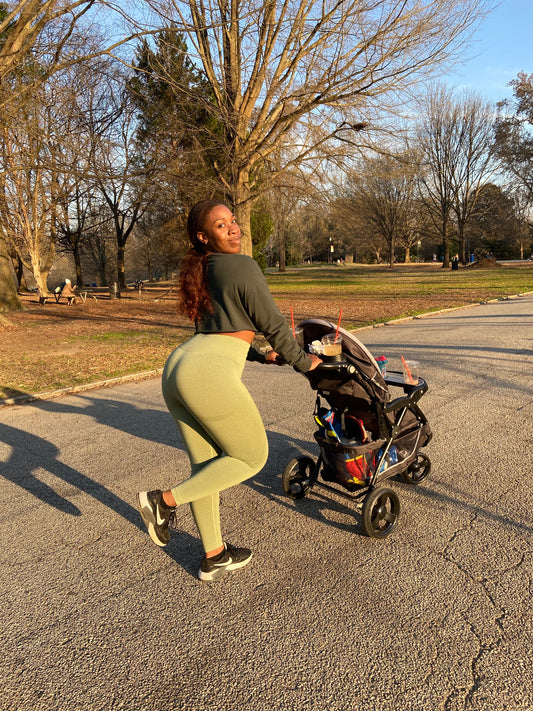 Thickiana Leggings - Money Green