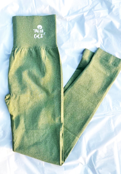 Thickiana Leggings - Money Green